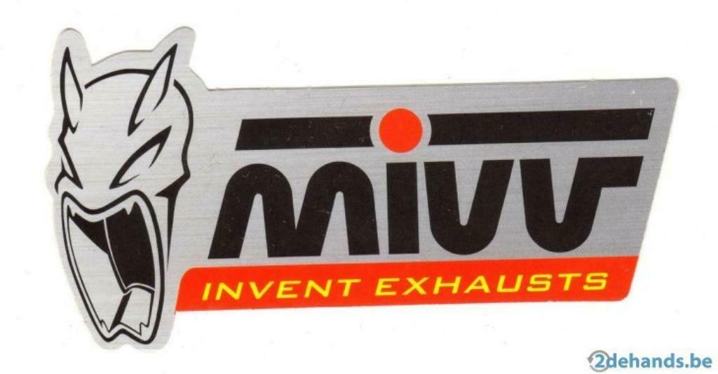 MIVV Invent Exhausts sticker - 103x53mm, Enlèvement ou Envoi