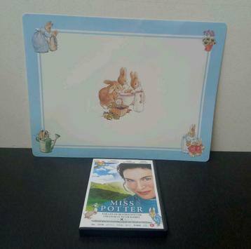🐰 Beatrix Potter DVD + set de table, CD & DVD, Enlèvement ou Envoi