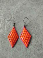 Mooie oorbellen, Handtassen en Accessoires, Oorbellen, Ophalen of Verzenden, Nieuw, Oranje