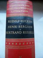 Eucken / Bergson / Russell, filosofische geschriften, Gelezen, Ophalen of Verzenden, België, Nobelprijswinnaar
