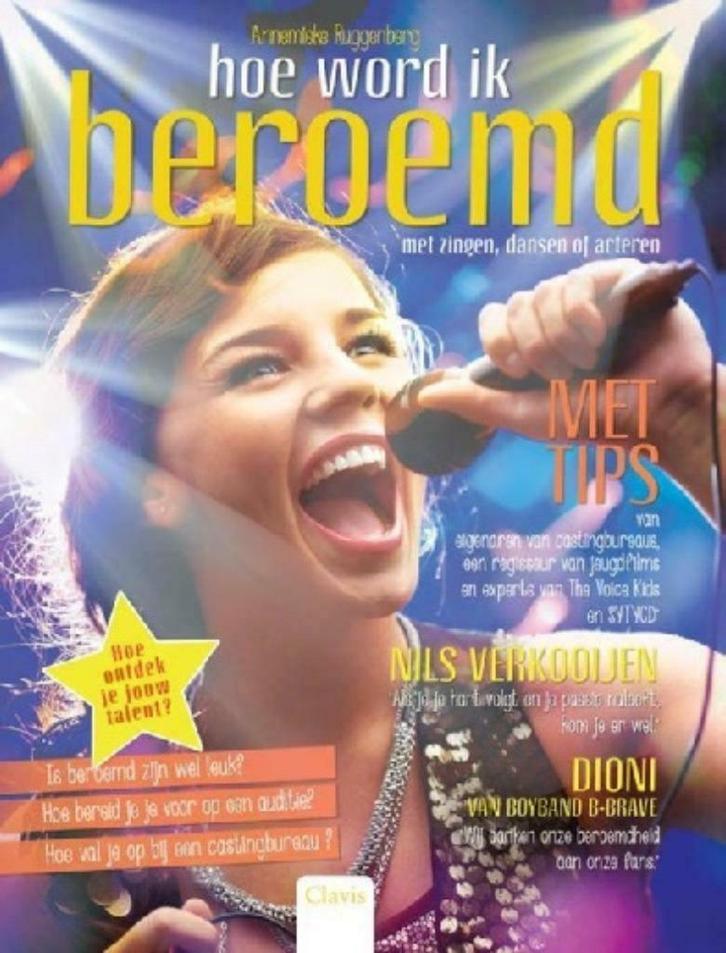 Hoe wordt ik beroemd - Annemieke Ruggenberg, Boeken, Kinderboeken | Jeugd | 13 jaar en ouder, Nieuw, Ophalen of Verzenden