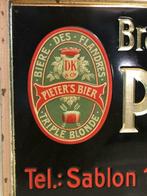 Tôle ancienne DE KEYSER Renaix Pieter's Bier Laeken, Enlèvement ou Envoi