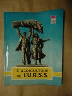 L'AGRICULTURE DE L'URSS REVUE 1958, Livres, Journaux & Revues, Enlèvement ou Envoi, Utilisé