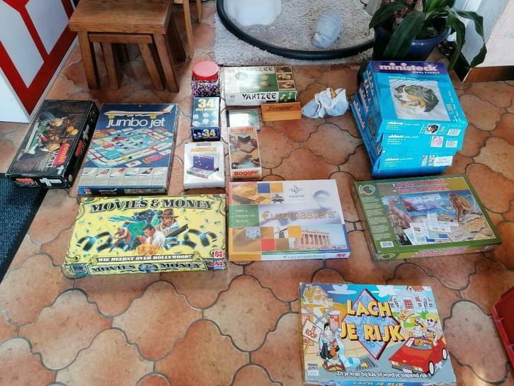 lot de jeux de société, francophone et néerlandophone, Hobby en Vrije tijd, Gezelschapsspellen | Bordspellen, Gebruikt, Een of twee spelers