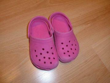 Roze crocs, Kinderen en Baby's, Ophalen of Verzenden, Gebruikt, Meisje, Overige typen