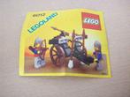 Lego 6012 "Chariot de siège Legoland", Comme neuf, Lego, Enlèvement ou Envoi