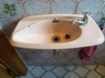lave main rosé, Doe-het-zelf en Bouw, Sanitair, Gebruikt, Wastafel