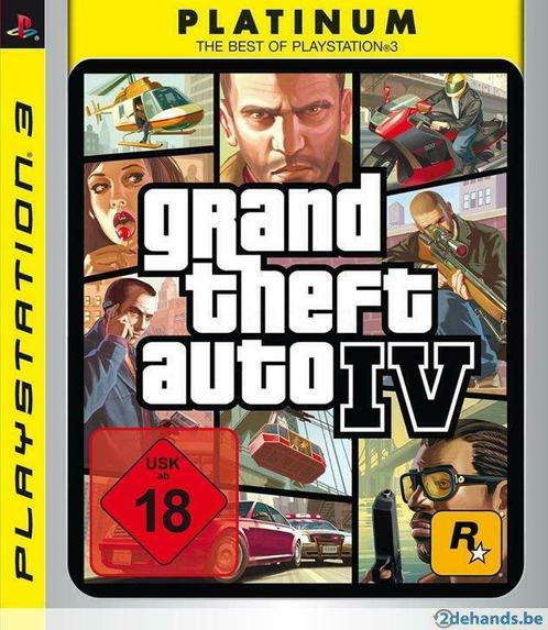 Grand Theft Auto IV [Platinum] PS3, Consoles de jeu & Jeux vidéo, Jeux | Sony PlayStation 3, Neuf, Enlèvement ou Envoi