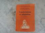 Etienne Rabaud Transformisme et adaption, Boeken, Ophalen of Verzenden, Gelezen