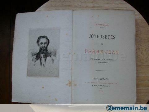 Joyeusetés de Frère-Jean, Vaughan, Antiquités & Art, Antiquités | Livres & Manuscrits