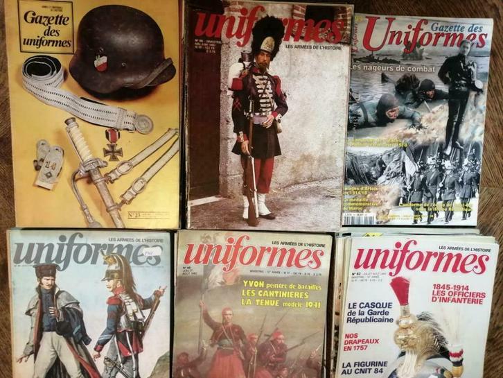 REVUES GAZETTE DES UNIFORMES, Collections, Objets militaires | Seconde Guerre mondiale, Autres, Enlèvement ou Envoi