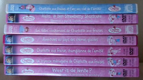 Lot 7 DVD Charlotte aux Fraises - fr/en/nl, Cd's en Dvd's, Dvd's | Tekenfilms en Animatie, Tekenfilm, Ophalen of Verzenden