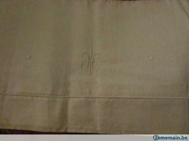 Draps Brodés 2 personnes, Maison & Meubles, Chambre à coucher | Linge de lit, Neuf, Enlèvement ou Envoi