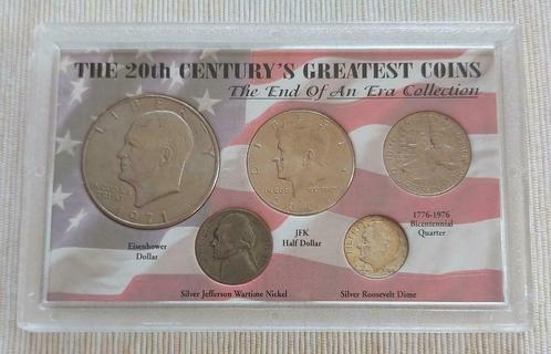 USA - The 20th Century’s Greatest Coins, Timbres & Monnaies, Monnaies | Amérique, Série, Amérique du Nord, Envoi