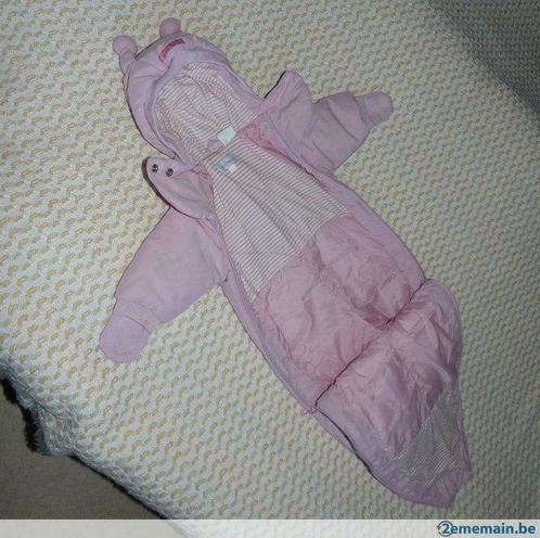 Combinaison bébé rose clair, très douce jolie chaude Ext/In, Kinderen en Baby's, Babykleding | Overige, Gebruikt, Jongetje of Meisje