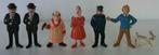 Strip - Kuifje Esso belvision 7 figuurtjes, Tintin, Utilisé, Statue ou Figurine, Enlèvement ou Envoi