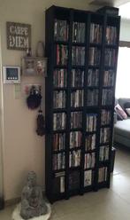 Colonne meuble étagère cd dvd bois brun noir IKEA gnedby, Maison & Meubles, Accessoires pour la Maison | Étagères pour CD & DVD