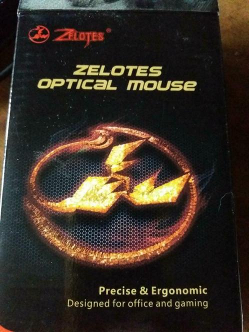 Zelotes 7200 dpi optische muis/Kantoor of gaming/USB/7 knopp, Informatique & Logiciels, Souris, Comme neuf, Souris, Filaire, Ergonomique