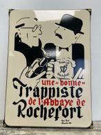 Plaque émaillée bière trappiste de Rochefort
