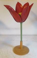 vintage botanisch model van een rode bloem , tulp, Antiek en Kunst, Verzenden