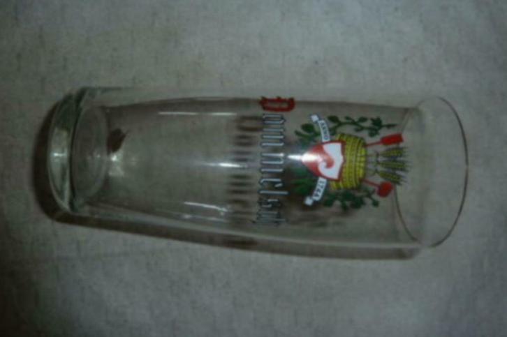 #I Bier glas DOMMELSCH Anno 1744 " glad dun glaasje ", Verzamelen, Glas en Drinkglazen, Nieuw, Bierglas, Ophalen of Verzenden