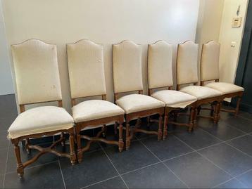6 chaises de style liégeois