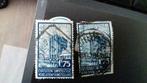 2 timbres exposition universelle 1935, Timbres & Monnaies, Oblitéré, Enlèvement ou Envoi
