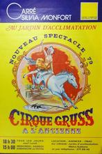 affiche Cirque Gruss 1979, Verzamelen, Ophalen of Verzenden
