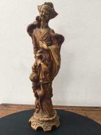 Statue asiatique ancienne résine, Antiquités & Art, Enlèvement ou Envoi