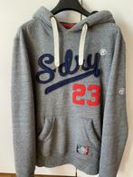 Warme grijze trui Superdry met kap - extra small, Kleding | Heren, Ophalen of Verzenden, Zo goed als nieuw, Grijs, Maat 46 (S) of kleiner