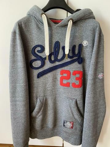 Pull Superdry extra small, Gris, Enlèvement ou Envoi, Comme neuf, Taille 46 (S) ou plus petite