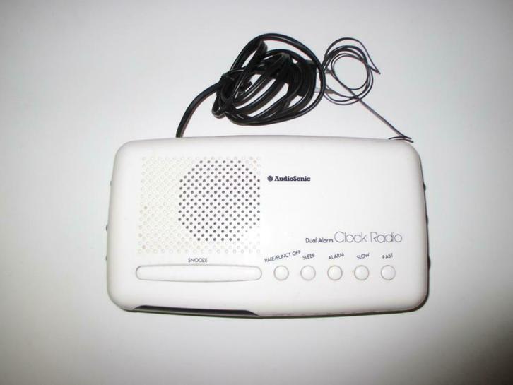 klok radio Audiosonic, Maison & Meubles, Accessoires pour la Maison | Horloges, Utilisé, Réveil ou Horloge, Enlèvement ou Envoi