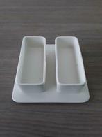 2 aperitiefschaaltjes met bordje, Huis en Inrichting, Keuken | Servies, Ophalen of Verzenden, Nieuw, Schaal of Schalen