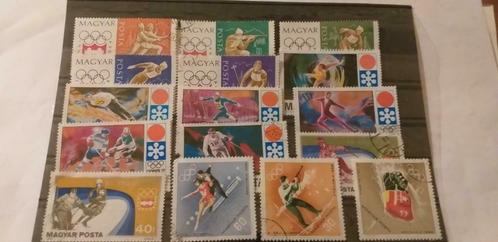 Postzegels thema Olympische winterspelen., Postzegels en Munten, Postzegels | Thematische zegels, Gestempeld, Sport, Ophalen of Verzenden