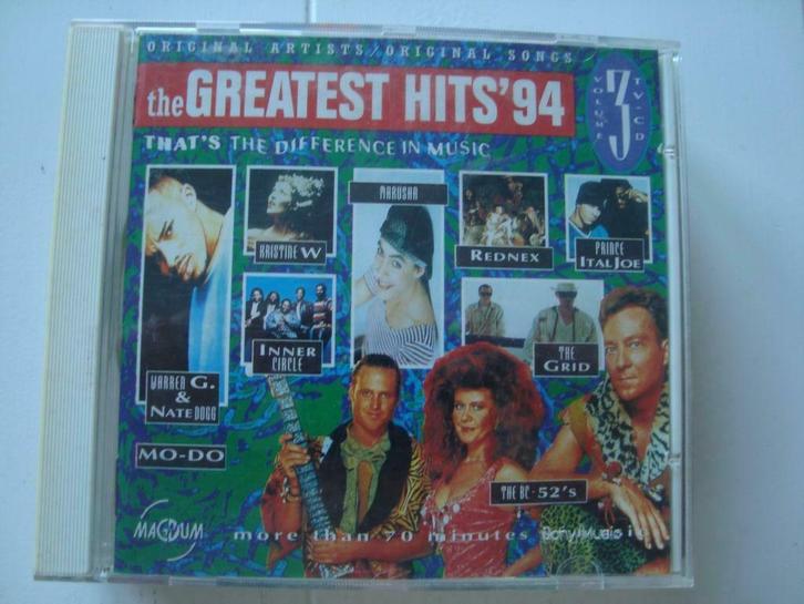 CD The Greatest Hits '94 volume 3, Cd's en Dvd's, Cd's | Verzamelalbums, Pop, Ophalen of Verzenden