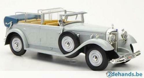 1:43 WhiteBox (Ixo) Mercedes 770 1930 grijs WB007, Hobby en Vrije tijd, Modelbouw | Auto's en Voertuigen, Nieuw, Auto, Ophalen of Verzenden