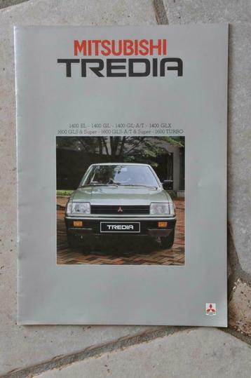 Lot van 3 brochures Mitsubishi : Tredia, Cordia en Starion, Envoi