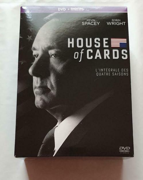 House of Cards (Integrale saisons 1 à 4) comme neuf, CD & DVD, DVD | TV & Séries télévisées, Drame, Coffret, Tous les âges, Enlèvement ou Envoi
