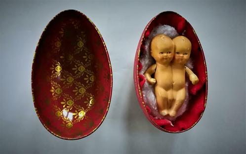 Schattige siamese pop, Verzamelen, Poppen, Gebruikt, Pop, Ophalen of Verzenden