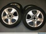 4 velgen 5x114.3 17 inch x 8J ET55 + banden 235/50 R 17 TPMS, Ophalen, Gebruikt, 17 inch, 235 mm