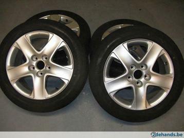 4 jantes 5x114.3 17 x 8J ET55 + pneus 235/50 R 17 TMPS, Véhicule de tourisme, Enlèvement, Pneu(s), 17 pouces