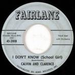 Calvin And Clarence ‎– Goodnight Irene / I Don't Know, Gebruikt, 7 inch, Single, Ophalen of Verzenden