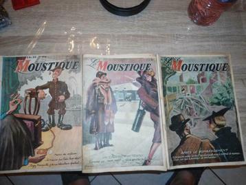 3 Anciens Exemplaires Moustique Période de Guerre. (1940 ), Enlèvement ou Envoi, 1920 à 1940, Journal ou Magazine