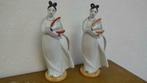 2 JAPANSE GEISHA'S  PORSELEIN  GESTEMPELD, Antiek en Kunst, Curiosa en Brocante, Ophalen of Verzenden