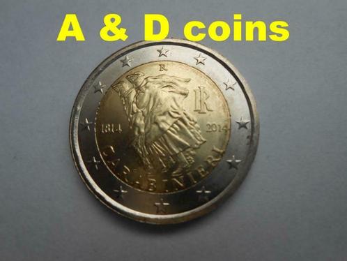 Italie 2 euro cc 2014, Postzegels en Munten, Munten | Europa | Euromunten, Losse munt, 2 euro, Italië, Ophalen of Verzenden