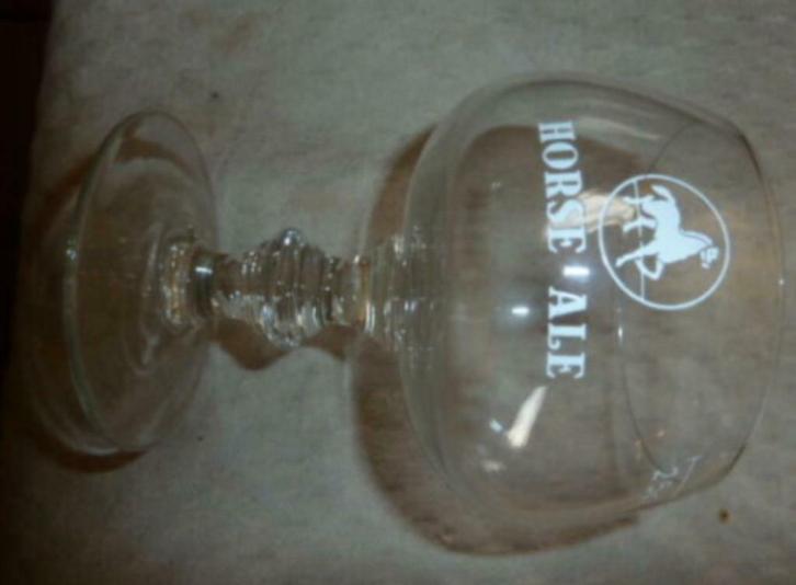 #D bier glas HORSE - ALE 25cl Brouwerij Imperial Anderlecht, Verzamelen, Glas en Drinkglazen, Nieuw, Bierglas, Ophalen of Verzenden
