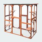 Voliere en bois chatiere bois enclos poule oiseau enclos cha, Envoi, Neuf, Bois, Volière