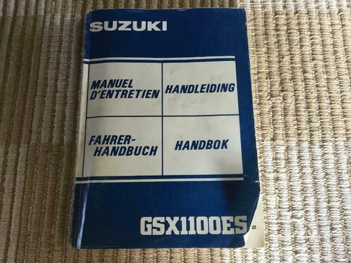 Handleidingboekje Suzuki GSX 1100 ES, Motos, Modes d'emploi & Notices d'utilisation, Suzuki, Enlèvement ou Envoi
