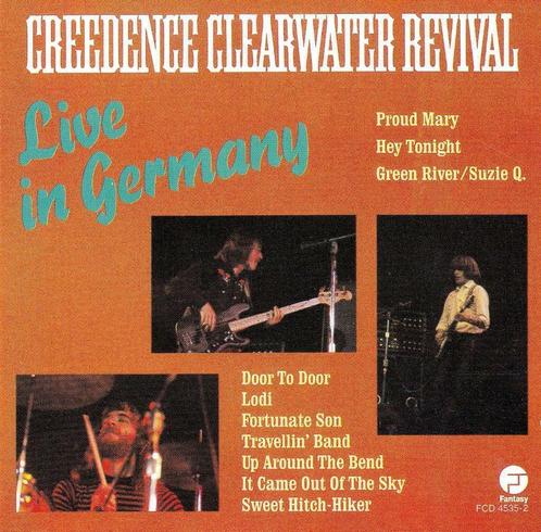 CREEDENCE CLEARWATER REVIVAL – Live In Germany, CD & DVD, CD | Rock, Rock and Roll, Envoi