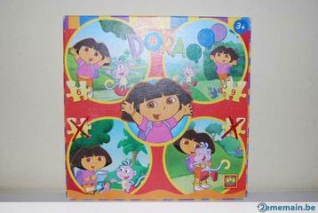 2 puzzles Dora (6/9 pièces)